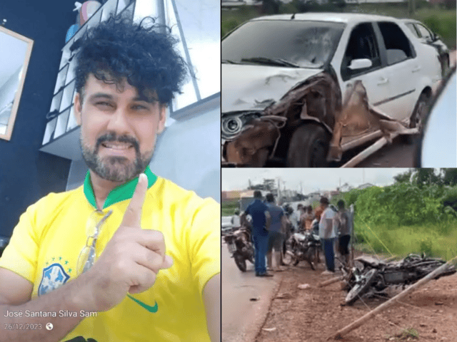 Barbeiro fica em estado gravíssimo após motorista avançar PARE e fugir do local em Canaã dos Carajás